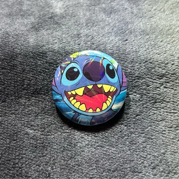 Lilo & Stitch Handmade Button Set 1.25in Disney Pins Blue Stitch - Picture 7 of 9